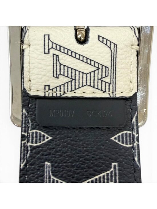Louis Vuitton Ceinture Reverso Leather Chapman Brazza Monogram Savannah Belt main image 4